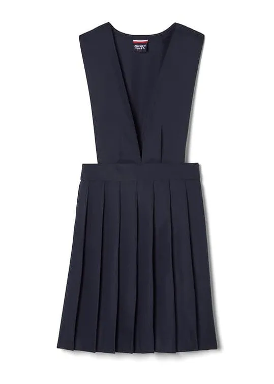 Girls V-Neck Pleated Jumper