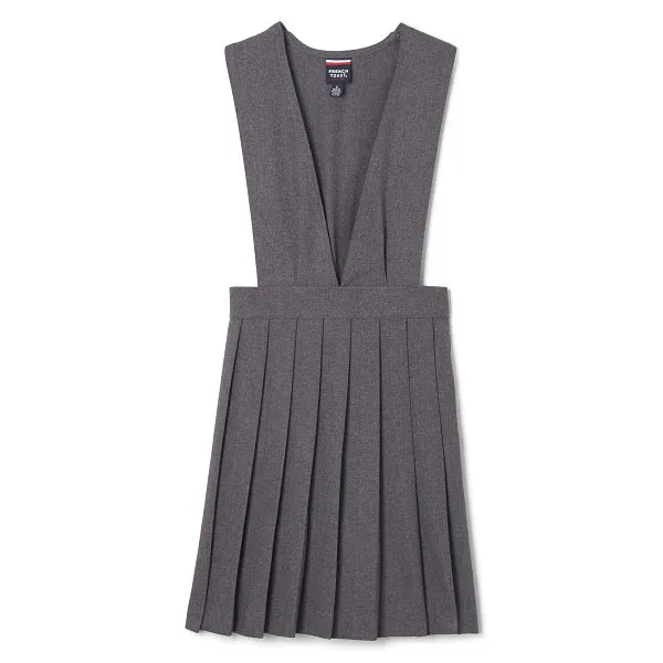 Girls V-Neck Pleated Jumper