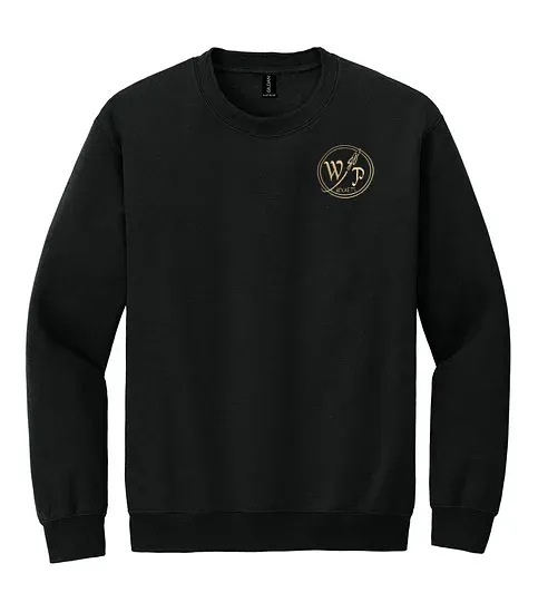 Wilshire Park Elementary Black Crewneck Sweatshirt with embroidered school logo