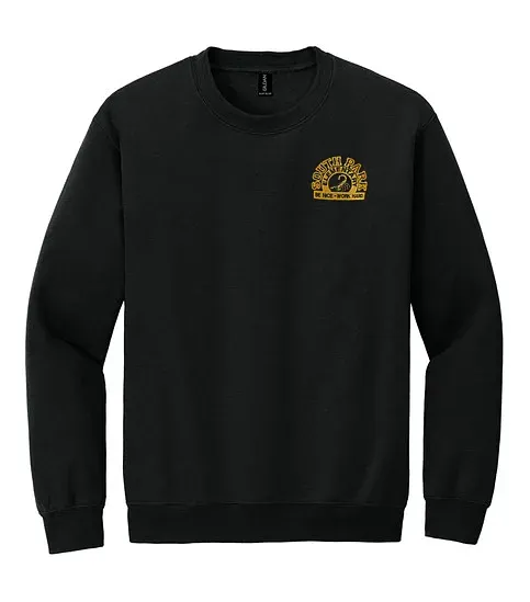 South Park Elementary School Black Crewneck Sweatshirt with embroidered school logo