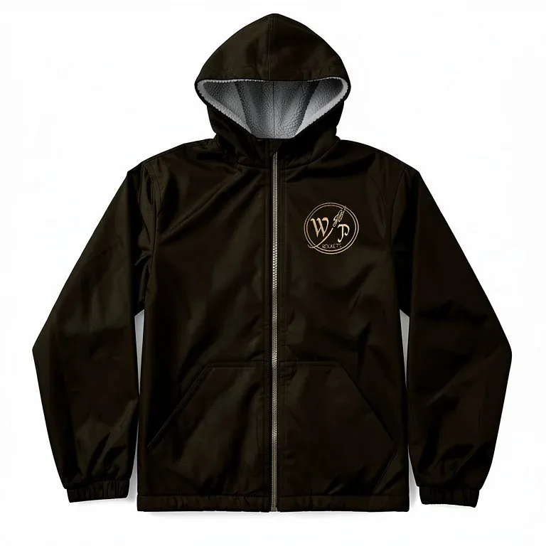 Wilshire Park Elementary Black Nylon Jacket with embroidered school logo